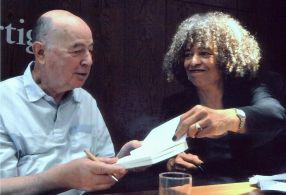 Klaus Steiniger und Angela Davis