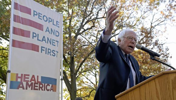 Bernie Sanders im Wahlkampf