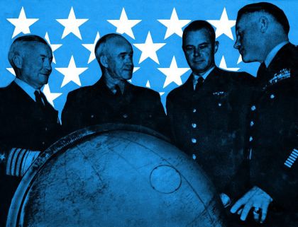 November 1949: Die US-Stabschefs im Pentagon