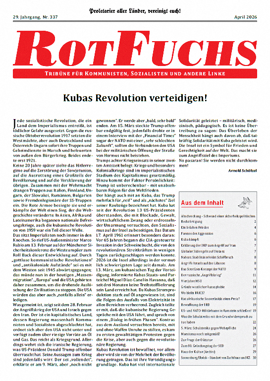 Rotfuchs 337 - April 2026