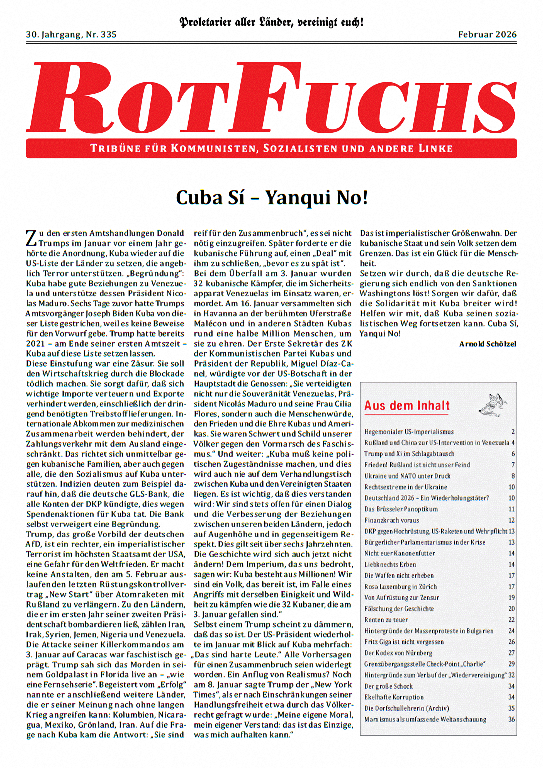 Rotfuchs 335 - Februar 2026