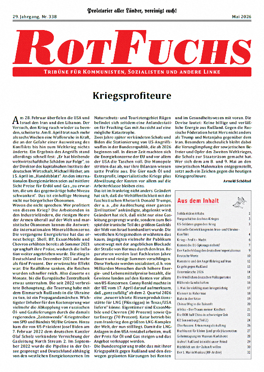 Rotfuchs 338 - Mai 2026