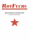 RotFuchs - Jahresinhaltsverzeichnis 2016
